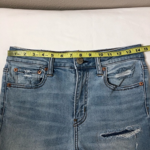 American Eagle Outfitters Nex(T) Level Stretch Tapered High Rise Blue Jegging 8R - Picture 11 of 16